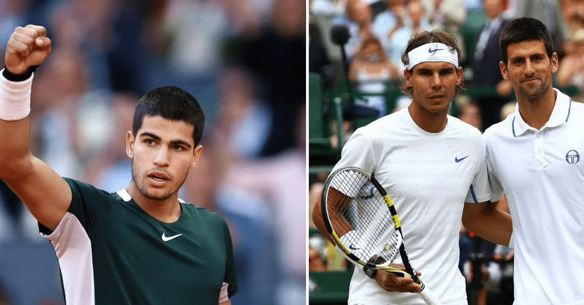 French Open 2022 Novak Djokovic Rafael Nadal and Carlos Alcaraz all present in the same half
